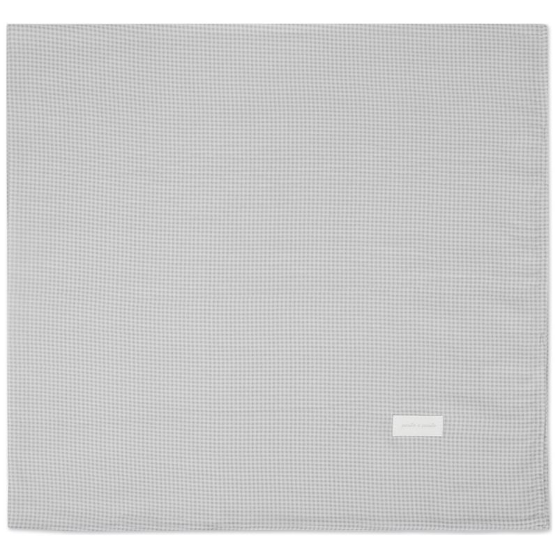 Lange Little Bloom Vichy Gris (120x120 cm) Pasito a pasito Produit 2